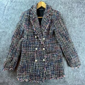 Chicwish Multicolor Tweed Blazer